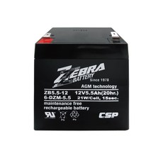 ZEBRA NP7.5-12 (12V7.5Ah)鉛酸電池 童車電池 UPS 小朋友電動車電池 消防設備 同NP7-12加大版, 1個, 1個