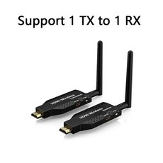 무선 HDMI 송수신기 송출기 송신기 전송 최대 미러링 수신기 영상, 1개, 무선 50m 1개 송신기+1개 수신기