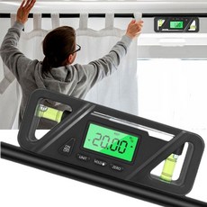 네오디퓸 마그네틱 부착형 수평알포함 90도 디지털 각도계, 1