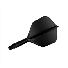 飛鏢翼片 黑色標準型飛鏢配件 提升飛行穩定性與精準度, 黑色, 1個