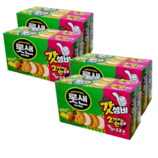 롯데제과 롯데샌드 대용량 번들상품, 630g, 4개