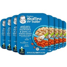 유아용 로스트 치킨 당근 매쉬드 포테이토 그레이비, 24개