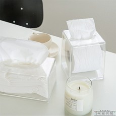 투른 해바라기 화장지 휴지 티슈 케이스 보관함 디스펜서 롤화장지케이스 두루마리휴지케이스, 정사각