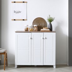 동서가구 리너 1000 주방수납장 DF916236, 오크+화이트