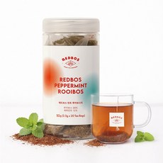 레드보스 페퍼민트 블렌딩 루이보스티, 1개, 20개입, 2.5g