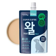 에치와이(HY) 펫쿠르트 건강하개 프로젝트 왈 관절피모 종합 장건강 강아지 펫밀크 간식, 100ml, 우유맛