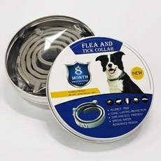 큰개 대형견 해충방지 실리콘 목걸이 아웃도어 단독주택 중형견