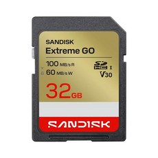SANDISK Extreme GO SDHC 記憶卡, 1個, 32GB