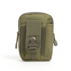 야외용가방 등산가방 캠핑가방 휴대용가방 허리벨트 보조가방(카키)