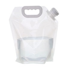 PKFARM 휴대용 캠핑 다용도 물가방 워터백 물통 물주머니 3L+5L, 투명, 1세트