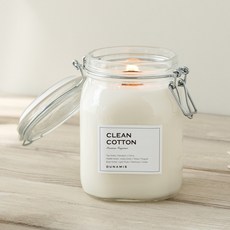 타닥 타닥 나무심지 대용량 소이 캔들, 1개, 1000ml, 18. 클린코튼