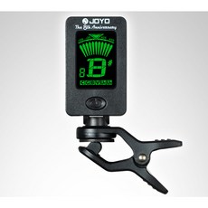 JHS（（金和勝 樂器））台灣現貨 JOYO 夾式 JT-01 吉他調音器，快速精準調音，方便攜帶，操作簡單, 黑色, 1個
