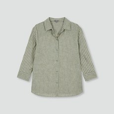 JAJU 여 리넨 블렌디드 7부 셔츠 J115203107050 549768