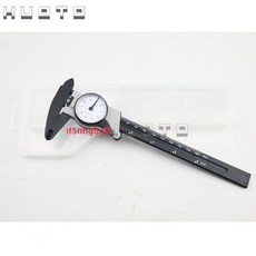 HUOTO 150mm 0.1塑膠錶卡尺, 1個, 150塑料表卡黑 公製