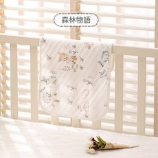 DFMEI 嬰兒隔尿墊純棉防水透氣大號可洗a類非一次性寶寶隔夜牀墊整牀單, 1個, 森林物語