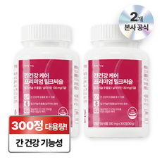 뉴트리정 간건강 케어 프리미엄 밀크씨슬 대용량, 2개, 300정