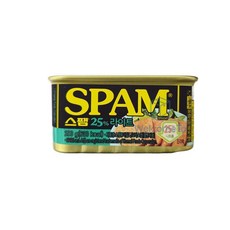 CJ 백설 통조림 햄 스팸 25%라이트 200g 나트륨은 낮게-밥반찬