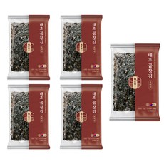 태초김 햇김 곱창김 전장김 짧조름한 조미김, 25g, 5개