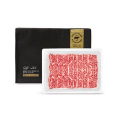 [정육대왕] 앵거스박 블랙앵거스 LA꽃갈비 선물세트 (미국산 탑초이스 등급), 1개, 1.4kg