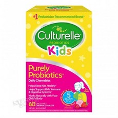 컬처렐 키즈 츄어블 프로바이오틱 유산균 60 태블릿 CULTURELLE KIDS CHEWABLES PROBIOTIC, 60정, 2개