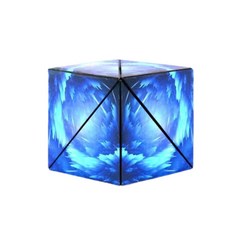 星空魔方二合一3D立體百變魔方兒童益智解壓小玩具, 1個, 1個