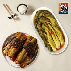 돌산갓김치1.5kg + 갓장아찌 1kg총2.5kg, 없음, 1개