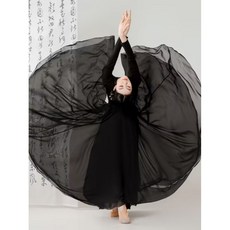 한국무용 풀치마 쉬폰 여성 무용 입시복 연영과 입시 무용복 공연 연습복 연습 댄스복 스커트