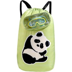 Yuemeuy 용 수영 가방 - 조임끈 스포츠 휴대용 스트랩 포함 젖은 물건과 마른 물건을 분여 보관할 수 있는 백팩형 (이동 시 사용 가능)