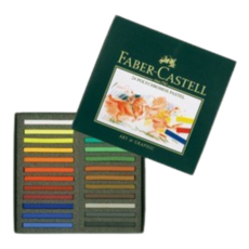 輝柏 FABER CASTELL 128524 藝術家級粉彩條 24色, 1個