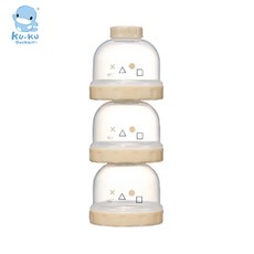 【新品】KUKU酷咕鴨 KUKU PLUS 純真之瞳疊疊樂奶粉罐-(一組), 伯爵奶, 1個
