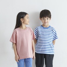 [무인양품] 키즈 크루넥 반소매 반팔 티셔츠 CB1J2A4S 477456