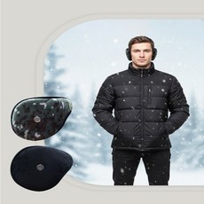 핫세언니 방한 귀마개 귀덮개, 검정