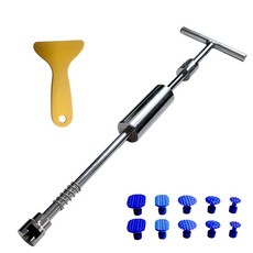 鈑金凹陷修復器 T型板金修補器 送18個吸頭 刮板, 1個