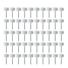 3mm 글라인더 50개 휠 광택제 생크 핸드 1 울 도구 드릴 로터리 미니 헤드 그라인딩 브러시 버핑, 50pcs