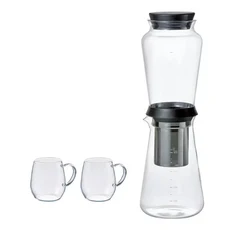 Hario 冰滴咖啡壺套組, 1組, （咖啡壺一入，咖啡杯兩入）/組