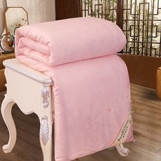 공장 직판 실크 여름 100% 누에 실 이불 코어 에어컨 이불 자모 가을 겨울 사계절 도매 맞 춤 형, 100% 누에 실 쌍고치 - 옥색