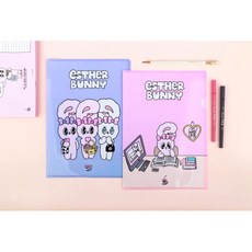 Esther Bunny 艾斯樂兔 A4 塑料文件夾, 1個