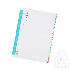 문화 바인더 A4 속지 PP 인덱스 10분류 넘버링 서류
