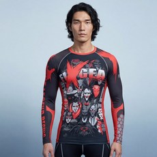 픽스기어 CFL-H4 남 여 공용 머슬핏 스포츠웨어 언더레이어 언더셔츠 짐웨어 헬스복 운동복 트레이닝복 주짓수 크로스핏 합기도 래쉬가드