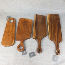 오메가키친 우딘 손잡이 보드 E-09A89 서빙 E-10A89 빵 도마 베이커리 인테리어, (B_06) 우딘 서빙보드E-10A89 14인, 1개