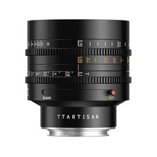 TTArtisan 50mm T2.1 시네마 렌즈 L 마운트 단초점 렌즈 풀 사이즈 MF국내・메이커 첨부 버블 보케/소프트 전환 옥 보케 동영상 촬영 영상 제작 미러리스용 LUMIX, 상세페이지 참조