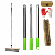 제이에네스 조립식 철브러쉬 야외 바닥 화장실 청소솔 30CM, 1개, 1.2M