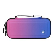 INE Switch遊戲機保護殼 漸層粉紫 便攜防震保護套, 漸變紫, 1個, NS2 收納包 L1068
