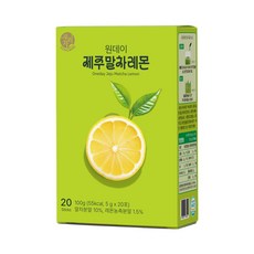 우리차 원데이 제주 말차레몬, 5g, 1개, 20개입