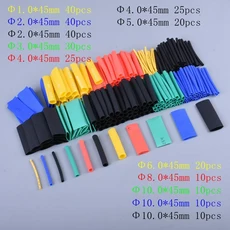 127-800pcs 열 수축 튜브 포장 키트 전기 연결 와이어 케이블 슬리브, 05 280PCS BOX, 1개