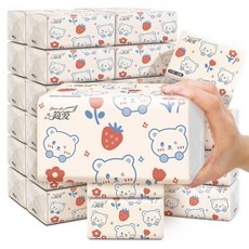 臺灣-出貨 加厚加量大包抽取式面紙 整箱擦手紙 家用餐巾紙 柔軟親膚大包衛生紙, 1個, 限量促銷款【18包】 加厚加量裝