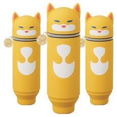 푸니라보 카페 스탠드 펜 케이스, 콘, 3개