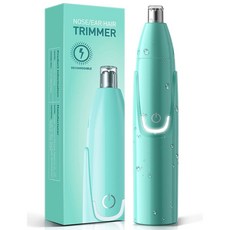 ZORAMI 충전식 얼굴 2026 눈썹 트리머 남성 전문 강력한 트리머 여성용 없는 코털, 민트 그린.