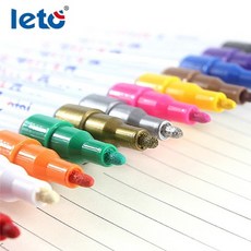 LETO 레토 펜터치 켈리그라피 건담마커펜 방수 LT-1103, LT-1103 레드, 1개