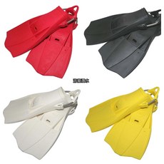 游龍潛水 SAEKODIVE 2315 – 2318 潛水蛙鞋 橡膠蛙鞋, 白,2XL